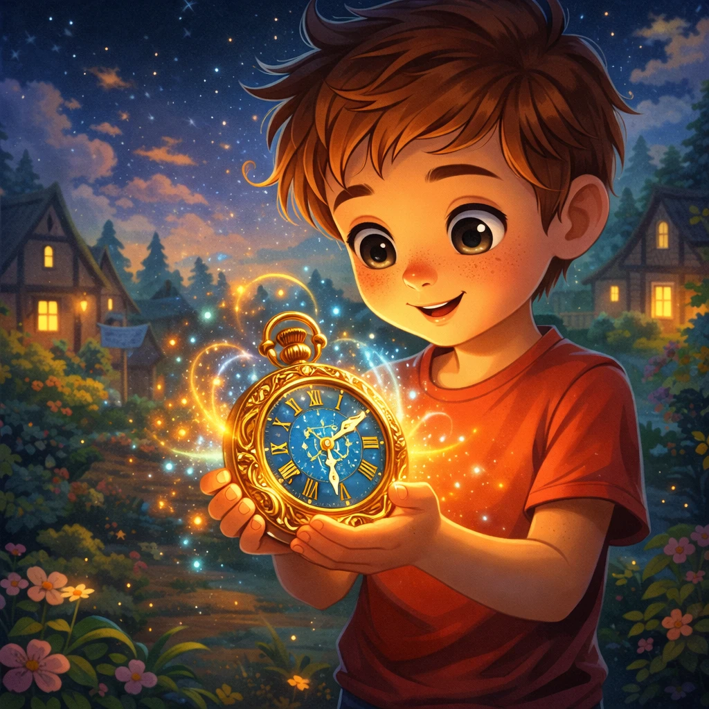 image about مغامرة الساعة الذهبية | قصة أطفال عن الصبر والمثابرة