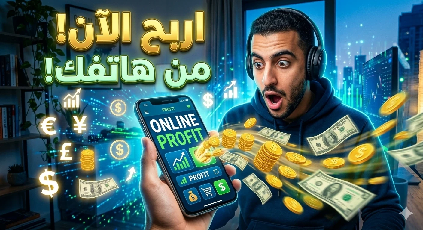 image about كيف تحوّل هاتفك إلى ماكينة فلوس في 2026؟ أفضل طرق الربح من الموبايل فقط!