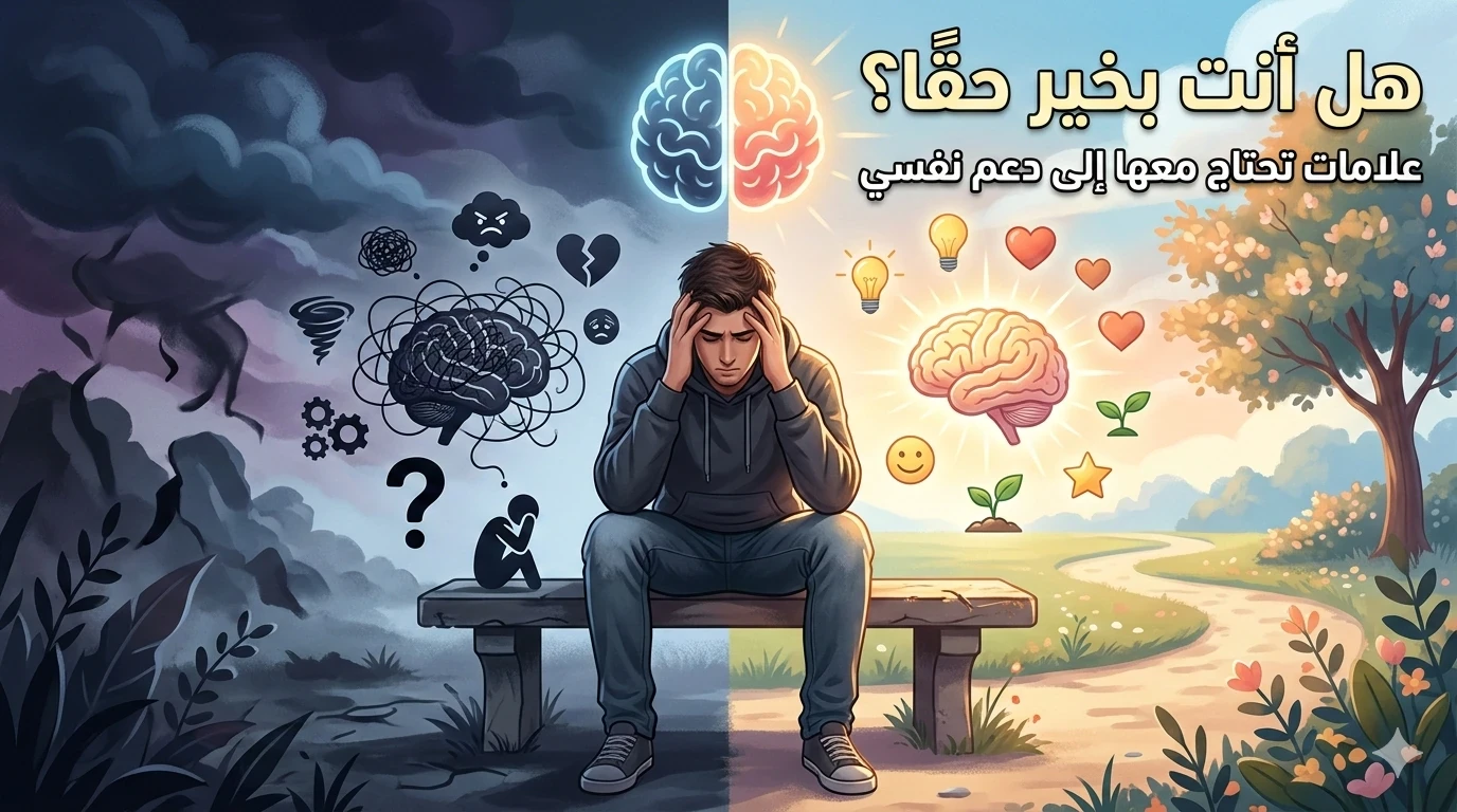 image about هل ما تشعر به طبيعي؟ علامات نفسية خطيرة يتجاهلها الكثيرون