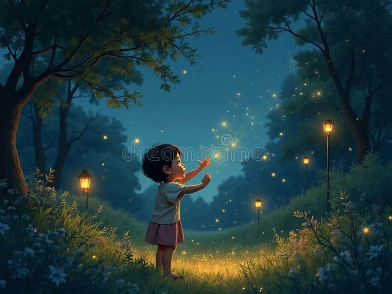 image about نورا والثعلب الذي يحرس النجوم 🌟🦊