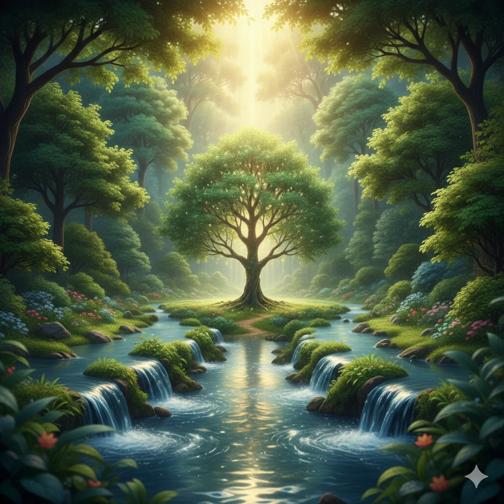 image about قصة سيدنا آدم عليه السلام – الجزء الثاني: آدم في الجنة وقصة الشجرة