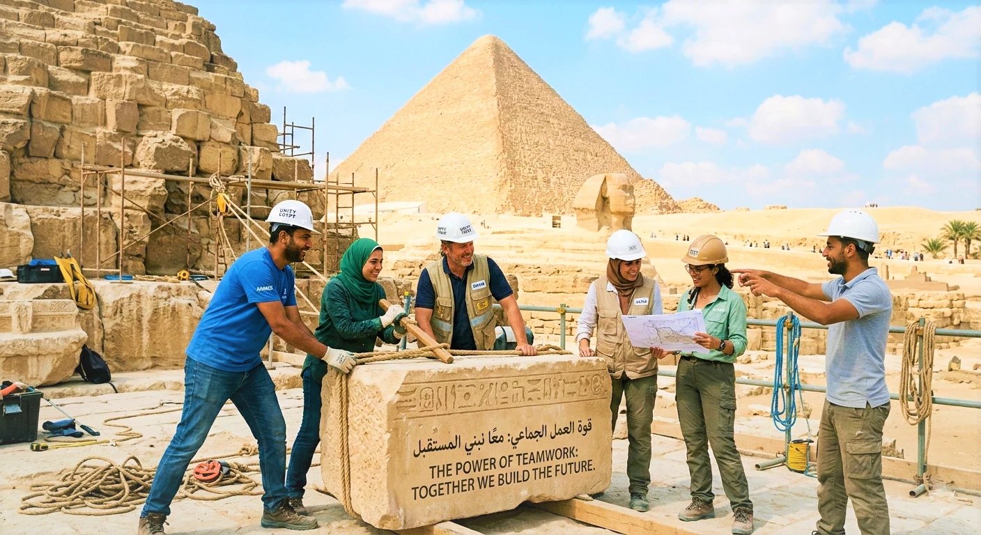 image about قصة بناء الأهرامات: انظر كيف علّمنا التاريخ قوة الإرادة والعمل