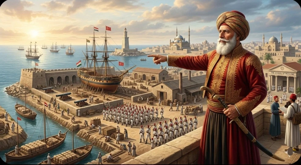 image about كيف أسس محمد علي نهضة شاملة في مصر؟