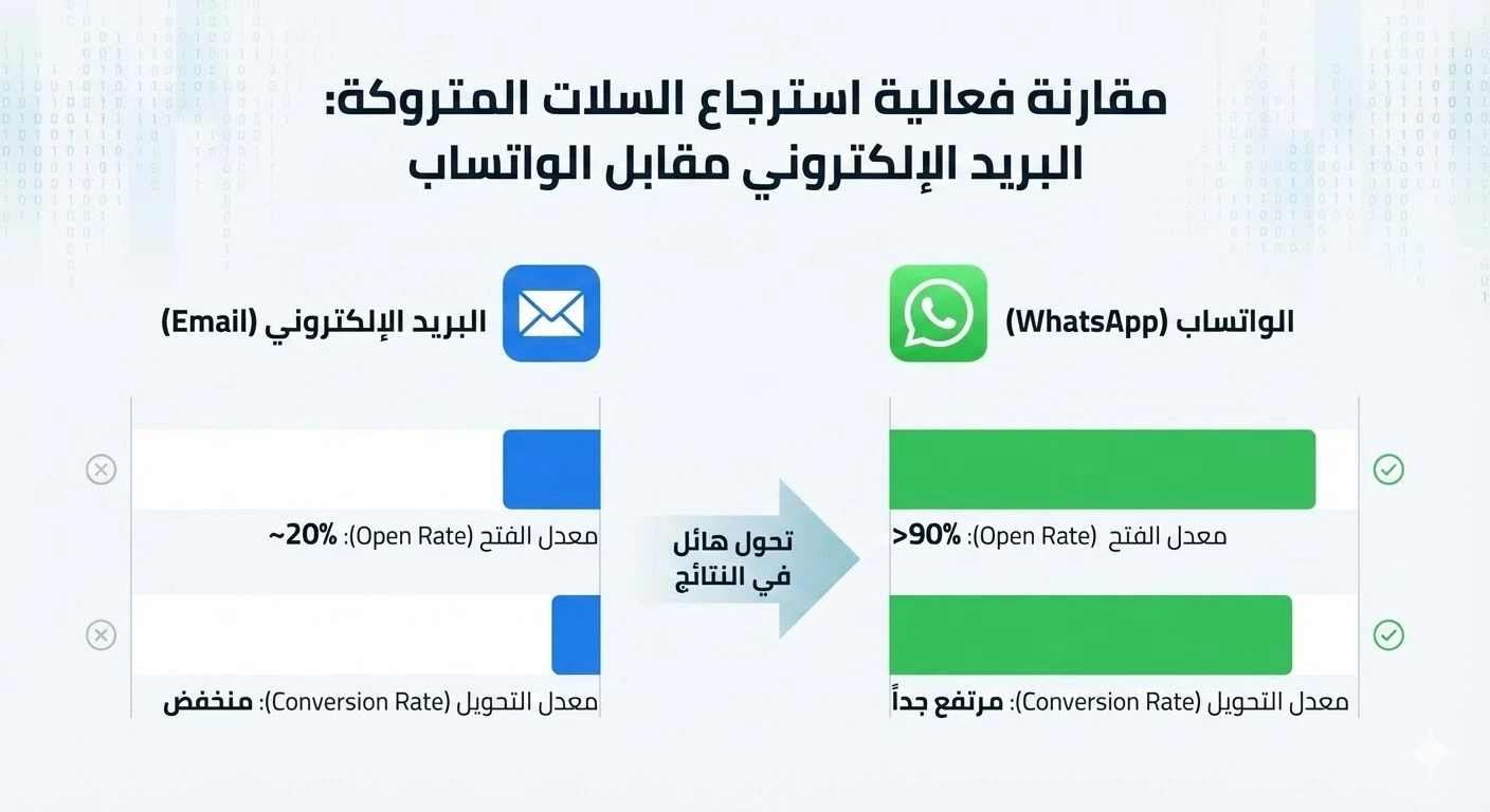 image about كيفية استرجاع السلات المتروكة في متجرك الإلكتروني عبر الواتساب باستخدام الأتمتة