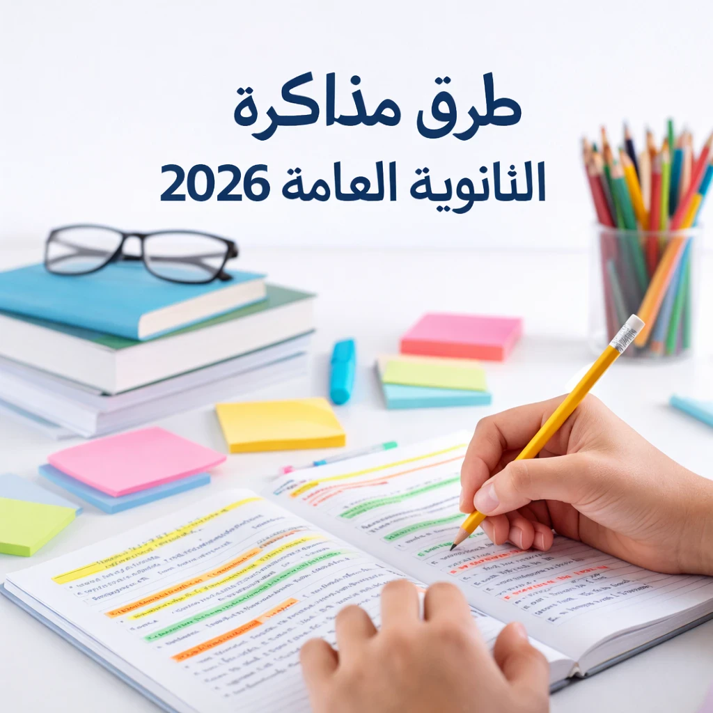 image about أفضل طرق المذاكرة للثانوية العامة 2026: دليل عملي للتفوق وتحقيق أعلى الدرجات