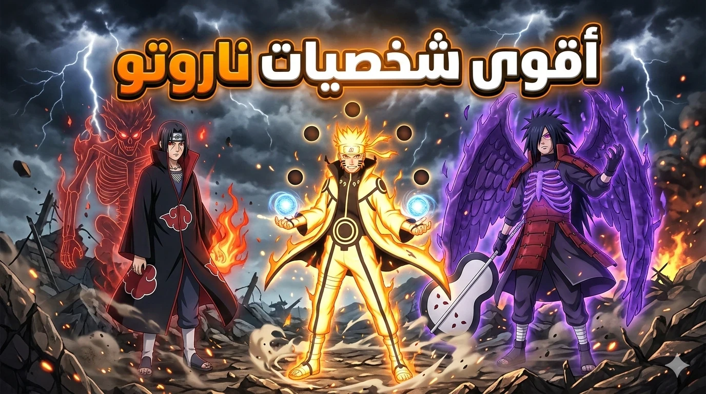 image about أقوى 10 شخصيات في أنمي ناروتو بالترتيب… من المركز الأول؟