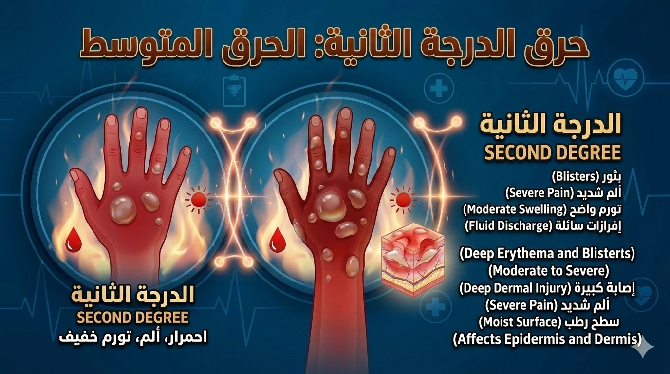 image about الحروق ليست مجرد جرح… تعرّف على درجاتها الثلاثة وخطورتها
