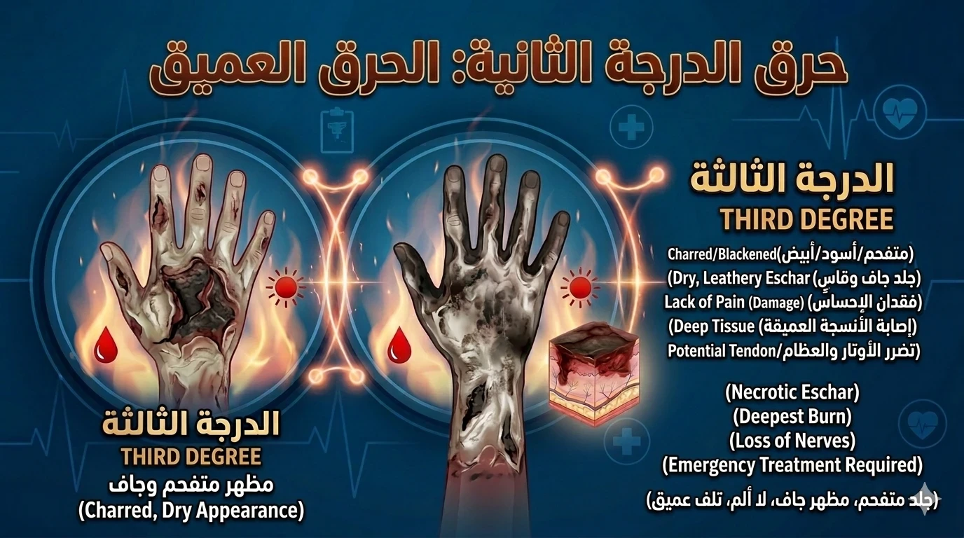 image about الحروق ليست مجرد جرح… تعرّف على درجاتها الثلاثة وخطورتها