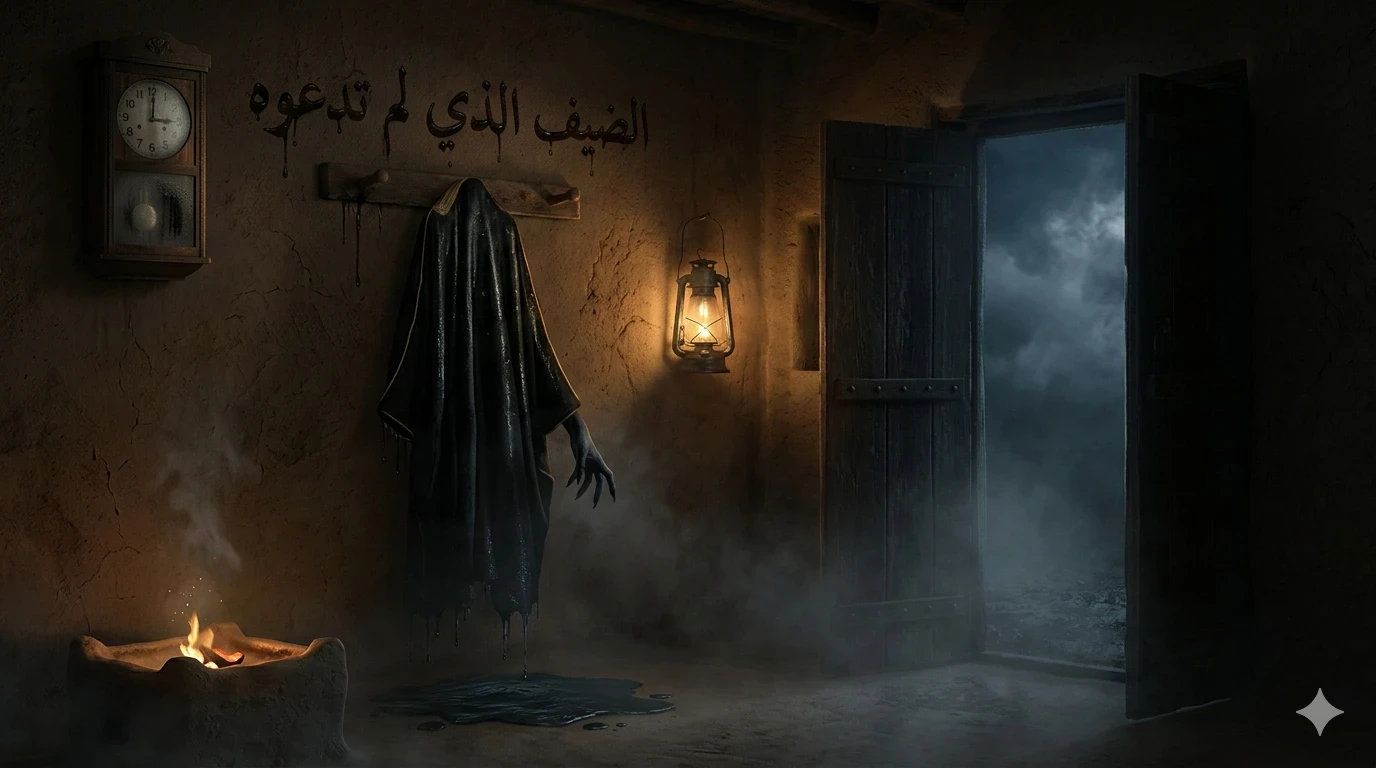 image about الضيف الذي لم تدعوه ( لغز الزائر المبلل )