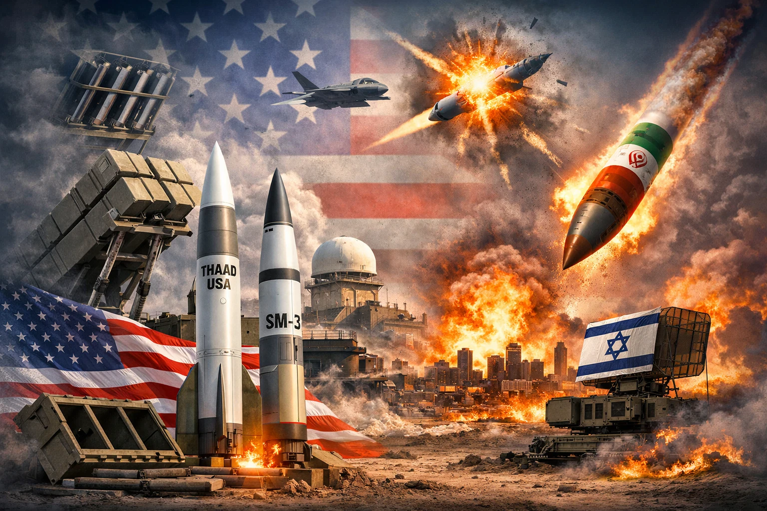 image about نقص الصواريخ الاعتراضية الأمريكية يثير القلق.. هل تستطيع واشنطن مواجهة الهجمات الإيرانية؟