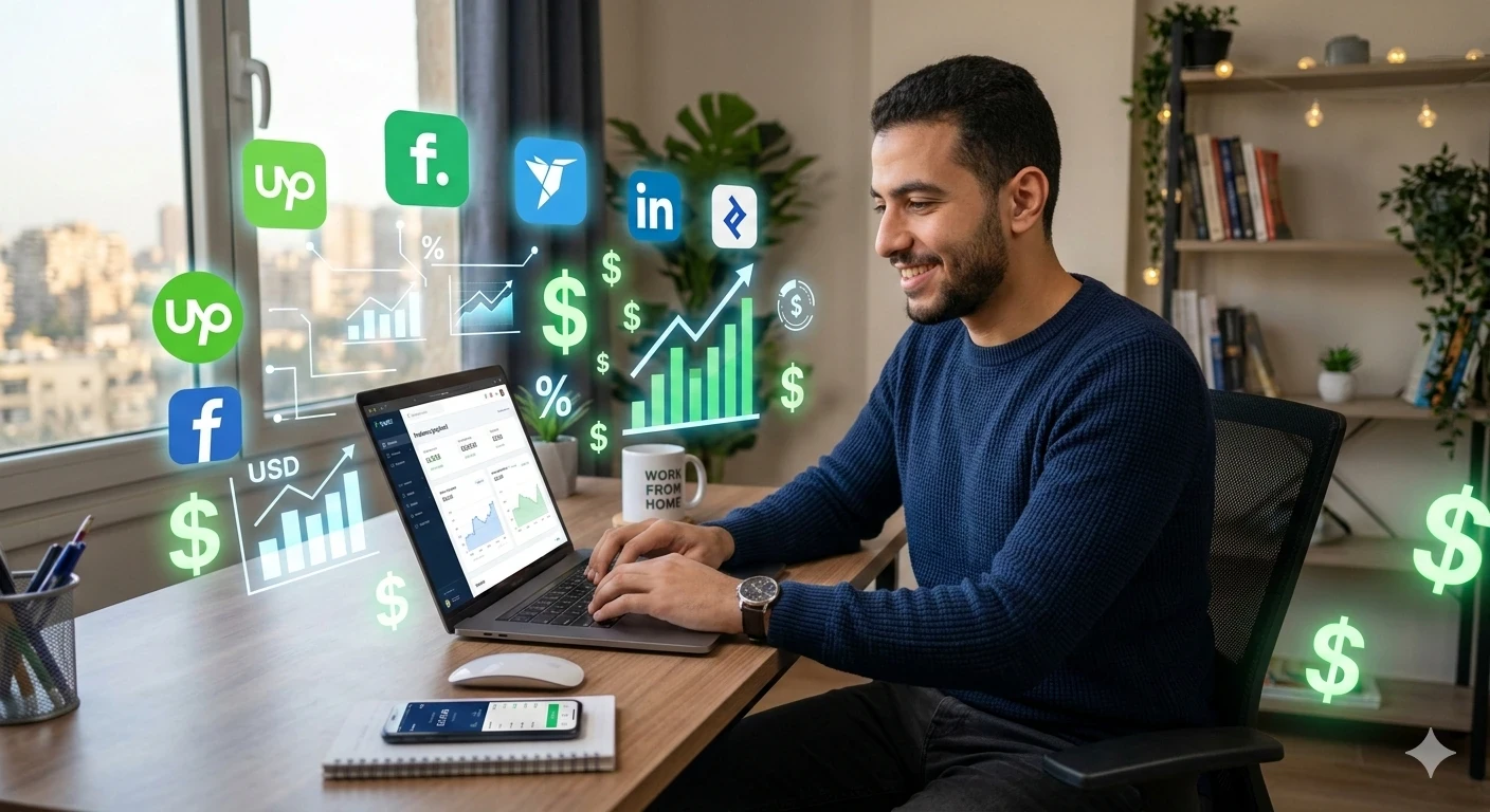 image about  � أفضل 10 مواقع للربح من الإنترنت للمبتدئين في 2026 (بدون رأس مال)