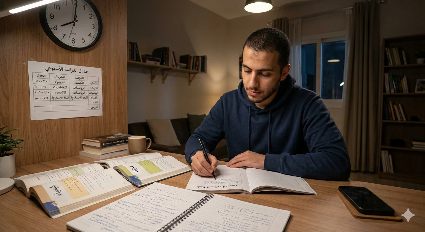 image about كيف تنظم وقتك في الدراسة وتحصل على نتائج أفضل.