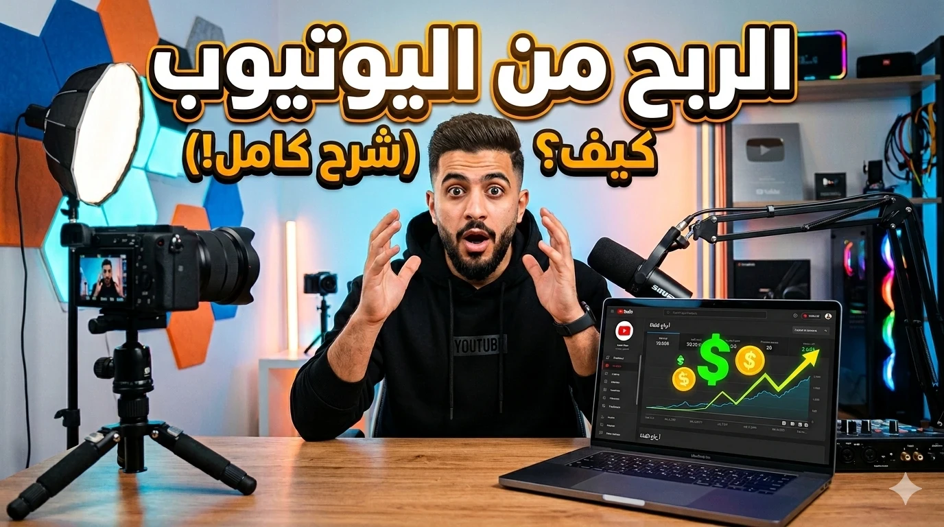 image about صناعة المحتوى والربح من يوتيوب: دليل شامل لبناء قناة ناجحة وتحقيق دخل مستمر