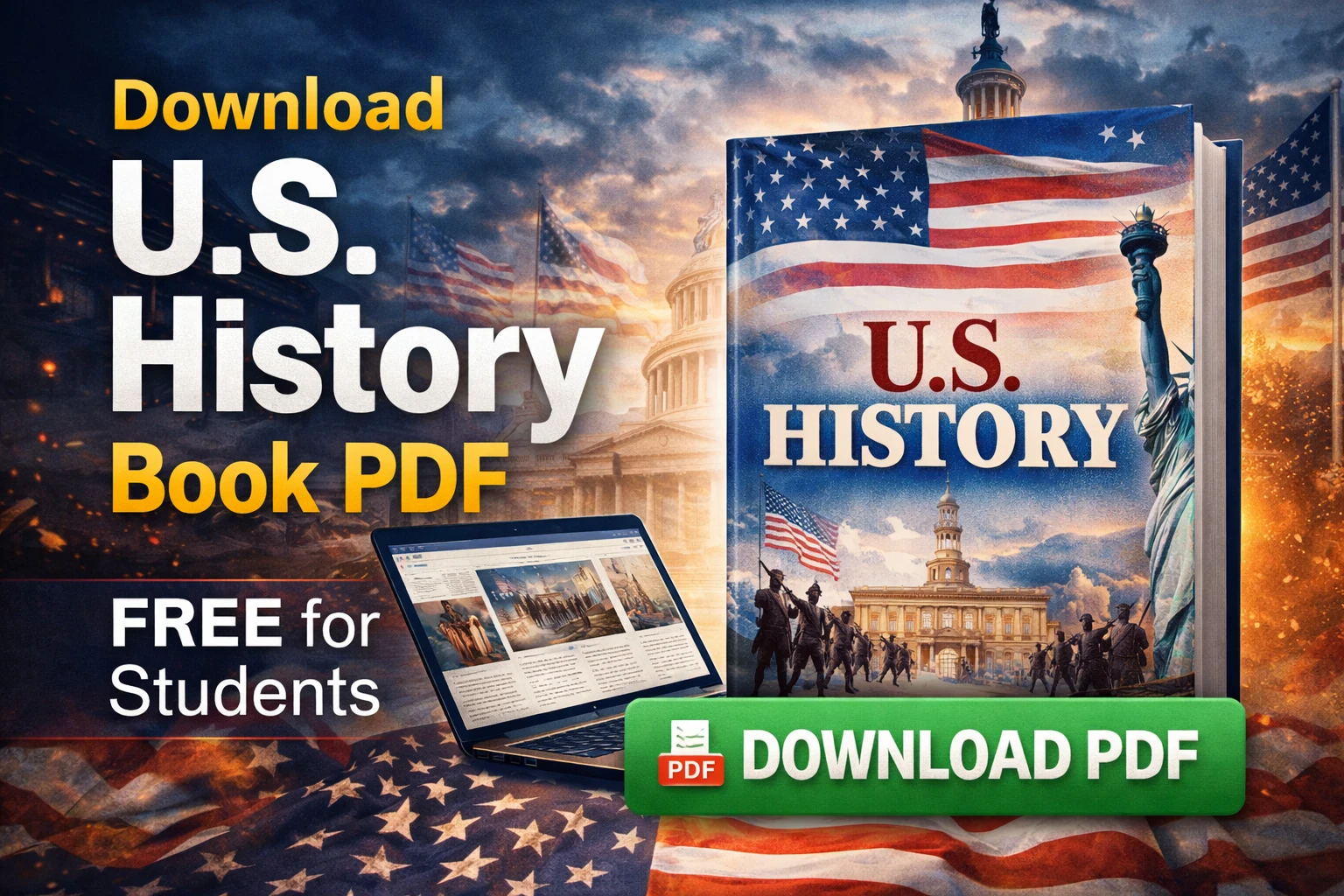 image about Free Download U.S. History Book PDF – Complete Guide to American History