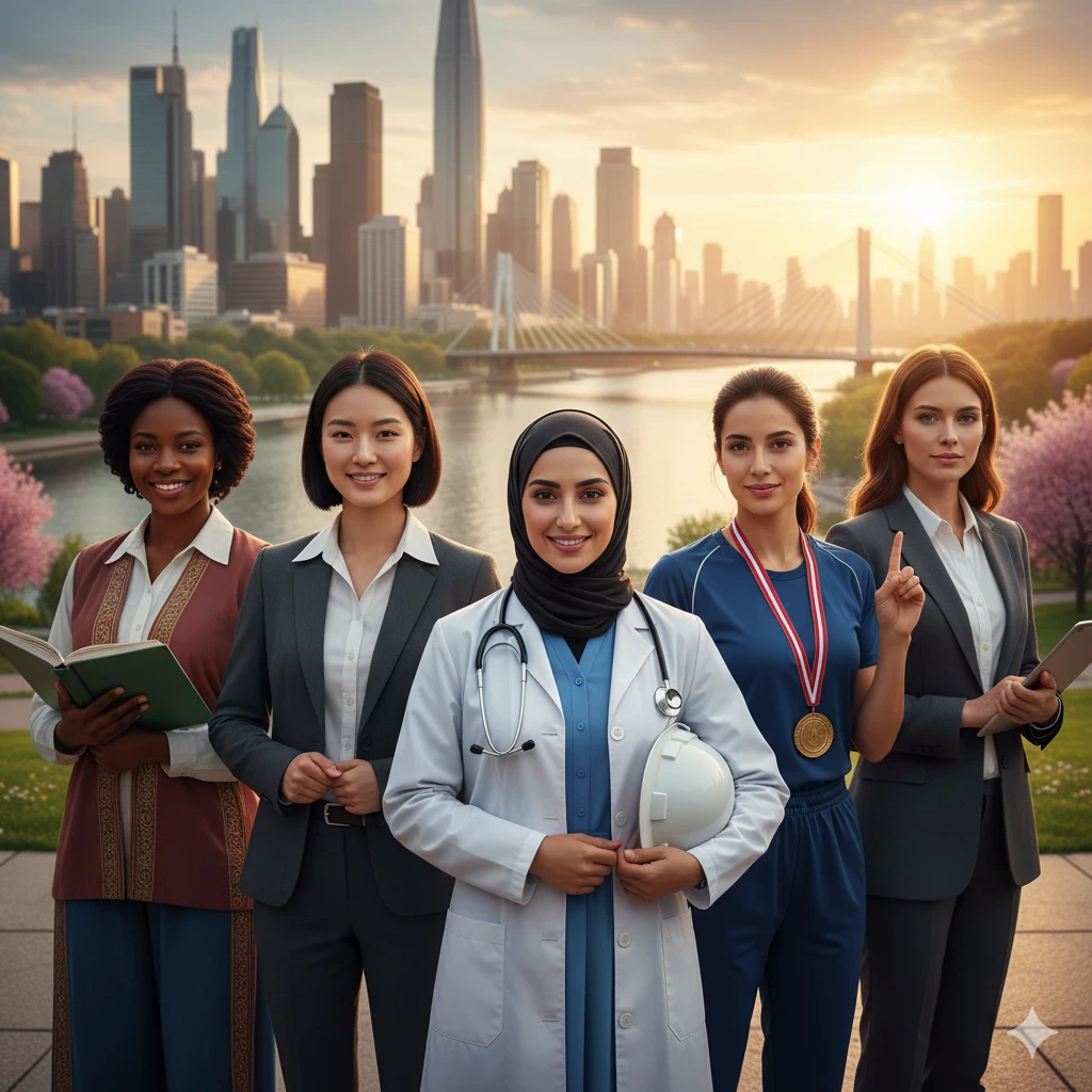 image about وراء كل مجتمع قوي… امرأة عظيمة