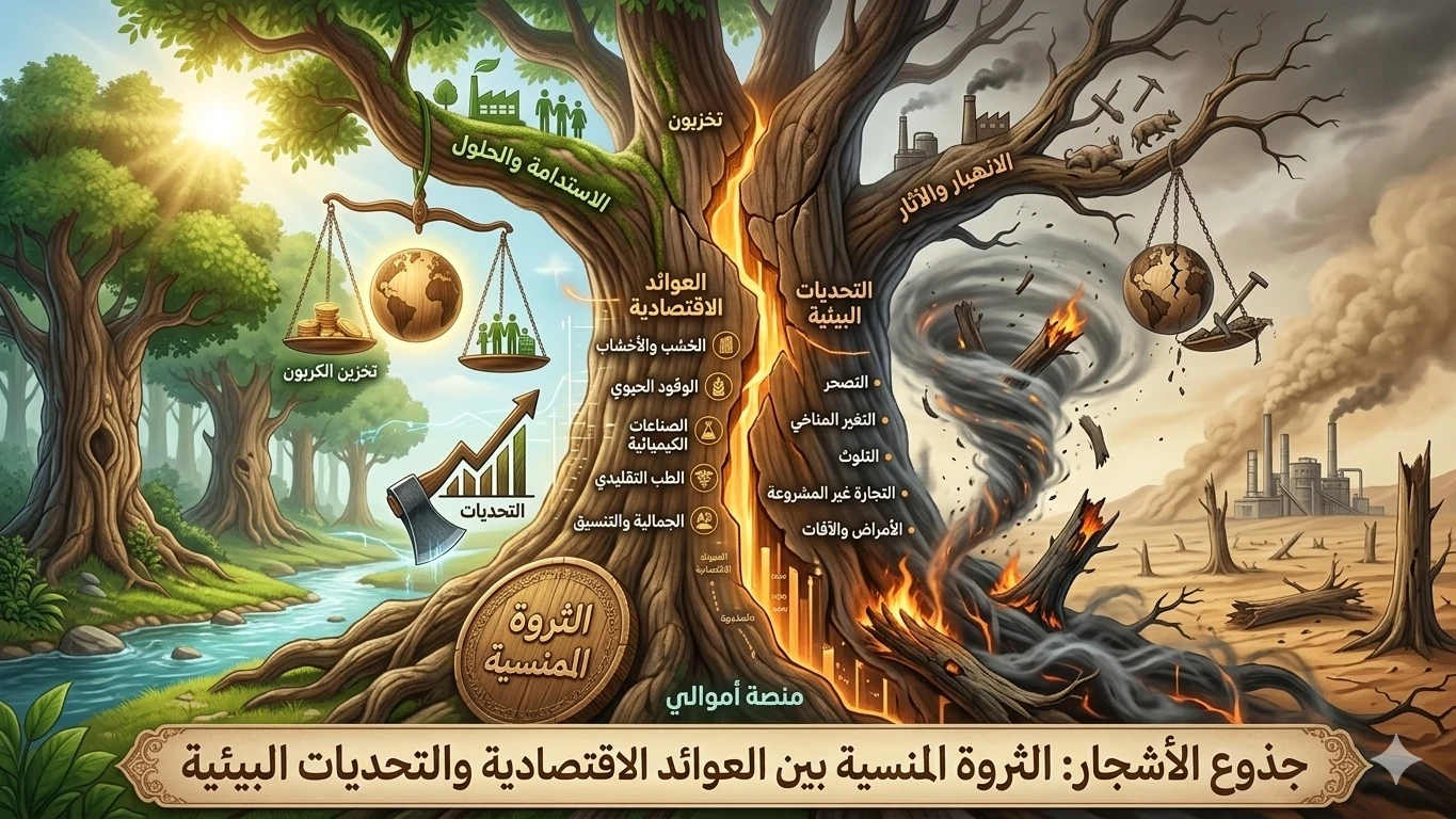 image about جذوع الأشجار: الثروة المنسية بين العوائد الاقتصادية والتحديات البيئية