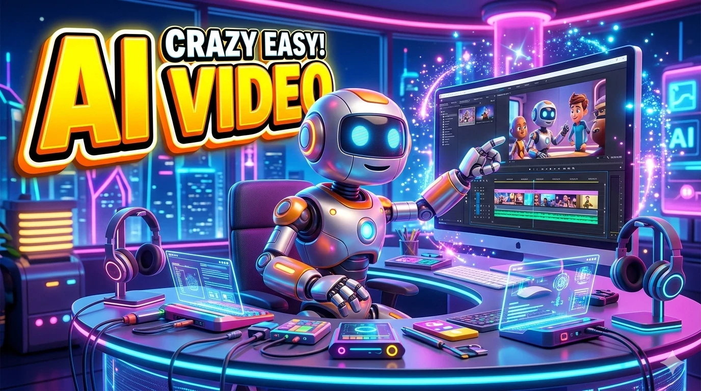 image about كيف تصنع فيديوهات بالذكاء الاصطناعي خطوة بخطوة للمبتدئين (دليل شامل 2026)