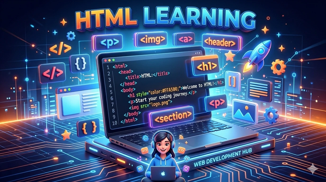 image about تعلم HTML للمبتدئين (الجزء الاول)