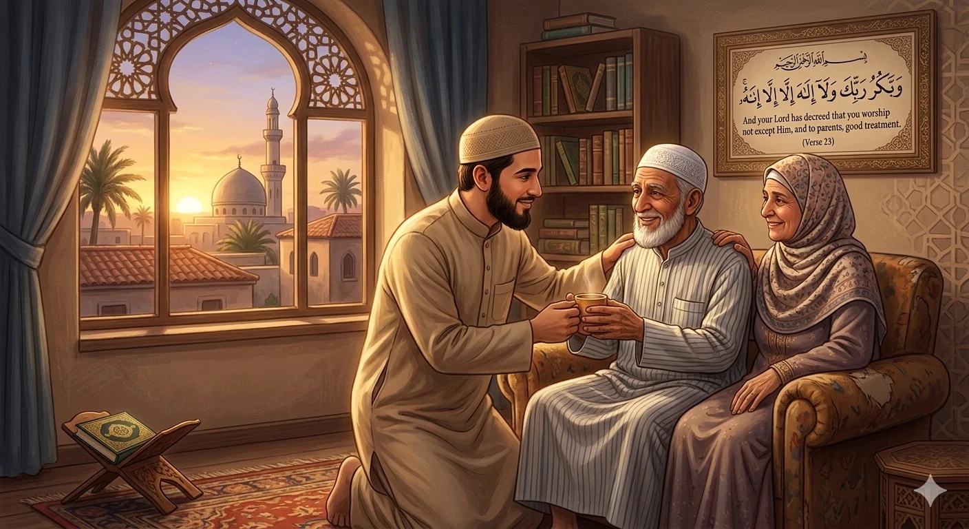 image about برّ الوالدين وأهميته في حياة الإنسان