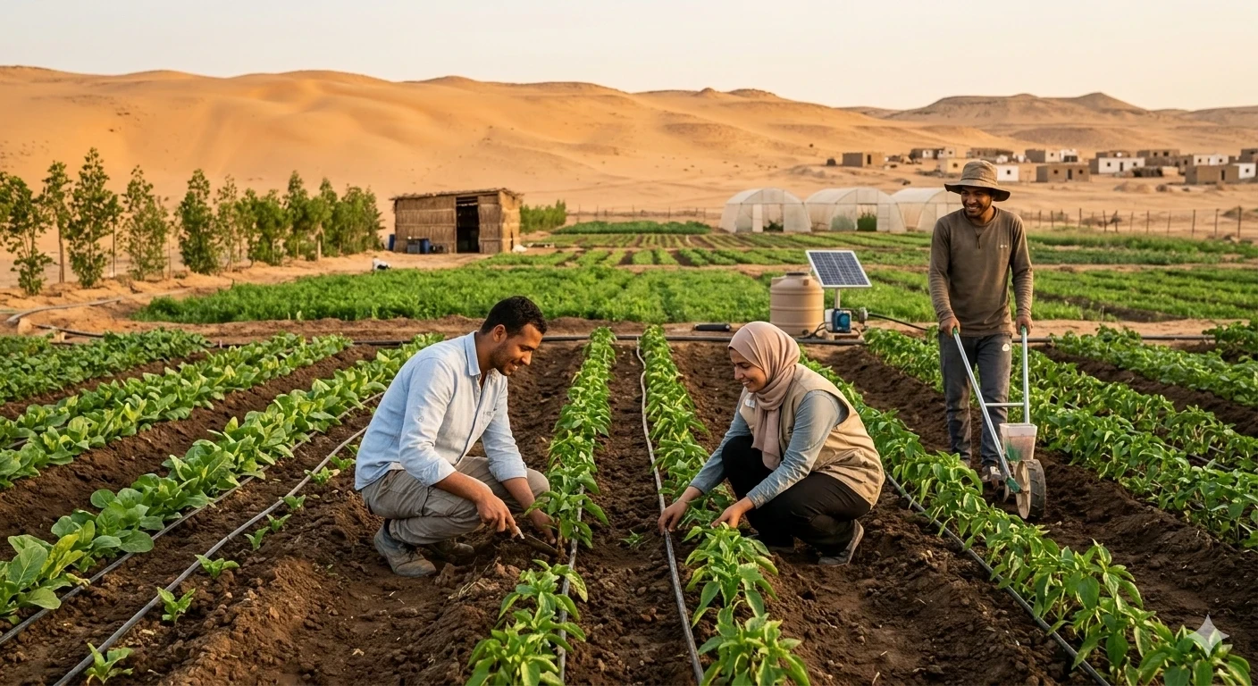 image about أهمية استصلاح الأراضي في سد الفجوة الغذائية وتحقيق الأمن الغذائي