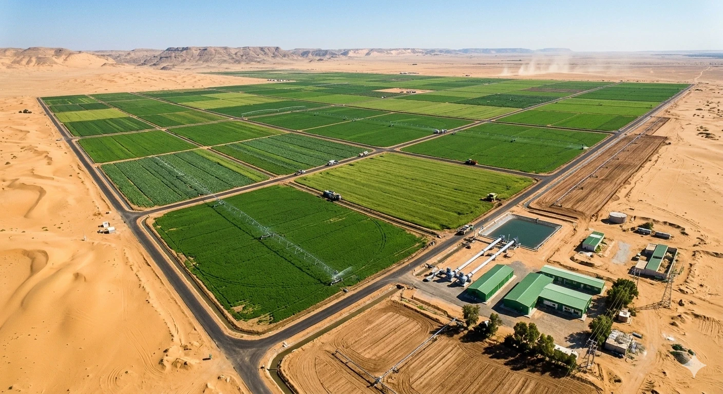 image about أهمية استصلاح الأراضي في سد الفجوة الغذائية وتحقيق الأمن الغذائي
