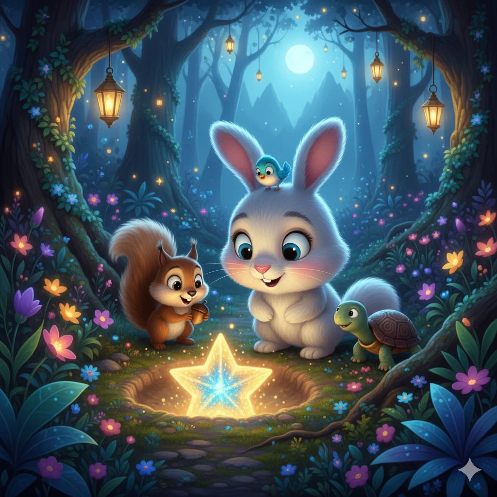 image about الارنب لولو والنجمه الضائعه