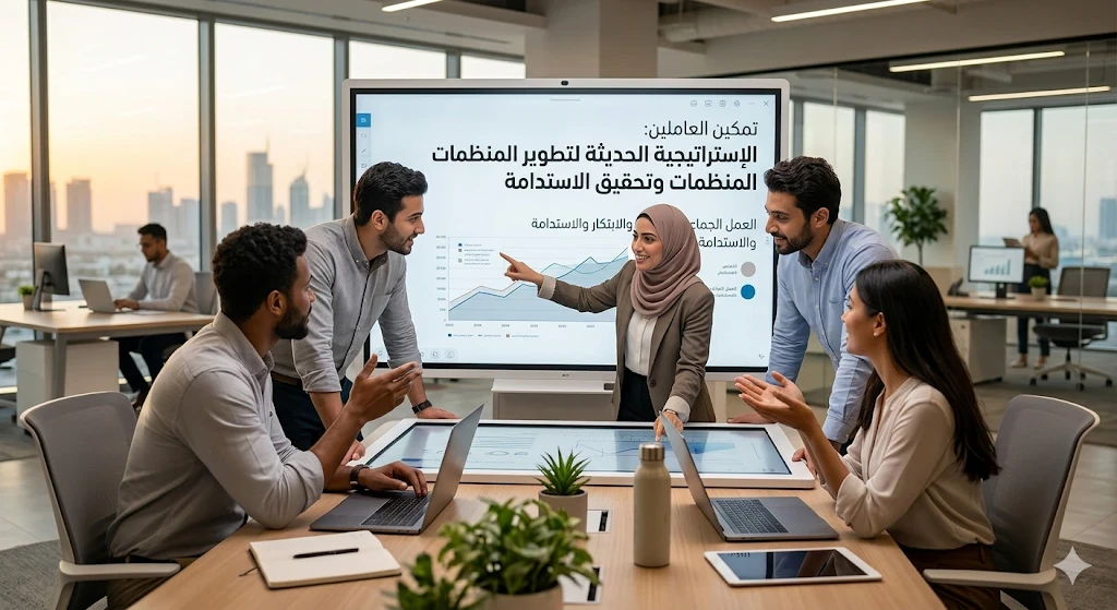 image about تمكين العاملين: الإستراتيجية الحديثة لتطوير المنظمات وتحقيق الاستدامة