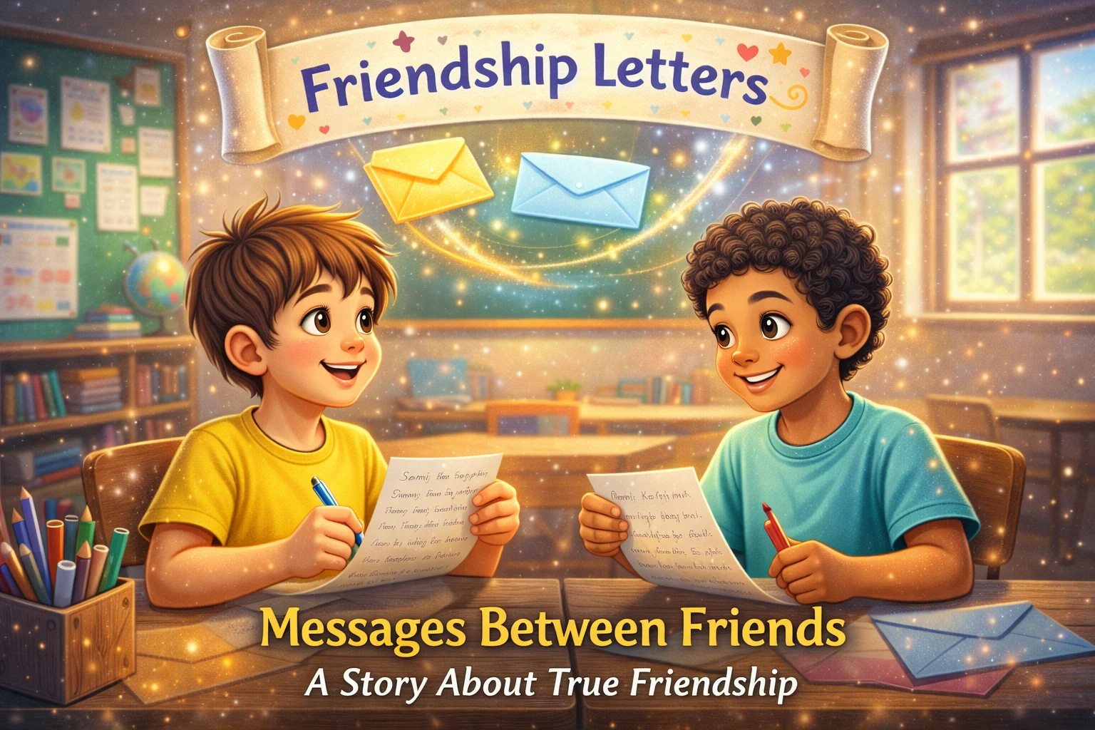 image about رسائل بين صديقين | قصة أطفال عن الصداقة الحقيقية