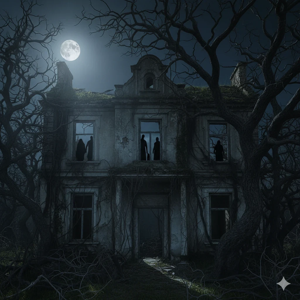 image about 💀 “بيت الظلال… حيث تختفي الأرواح” 👤🖤