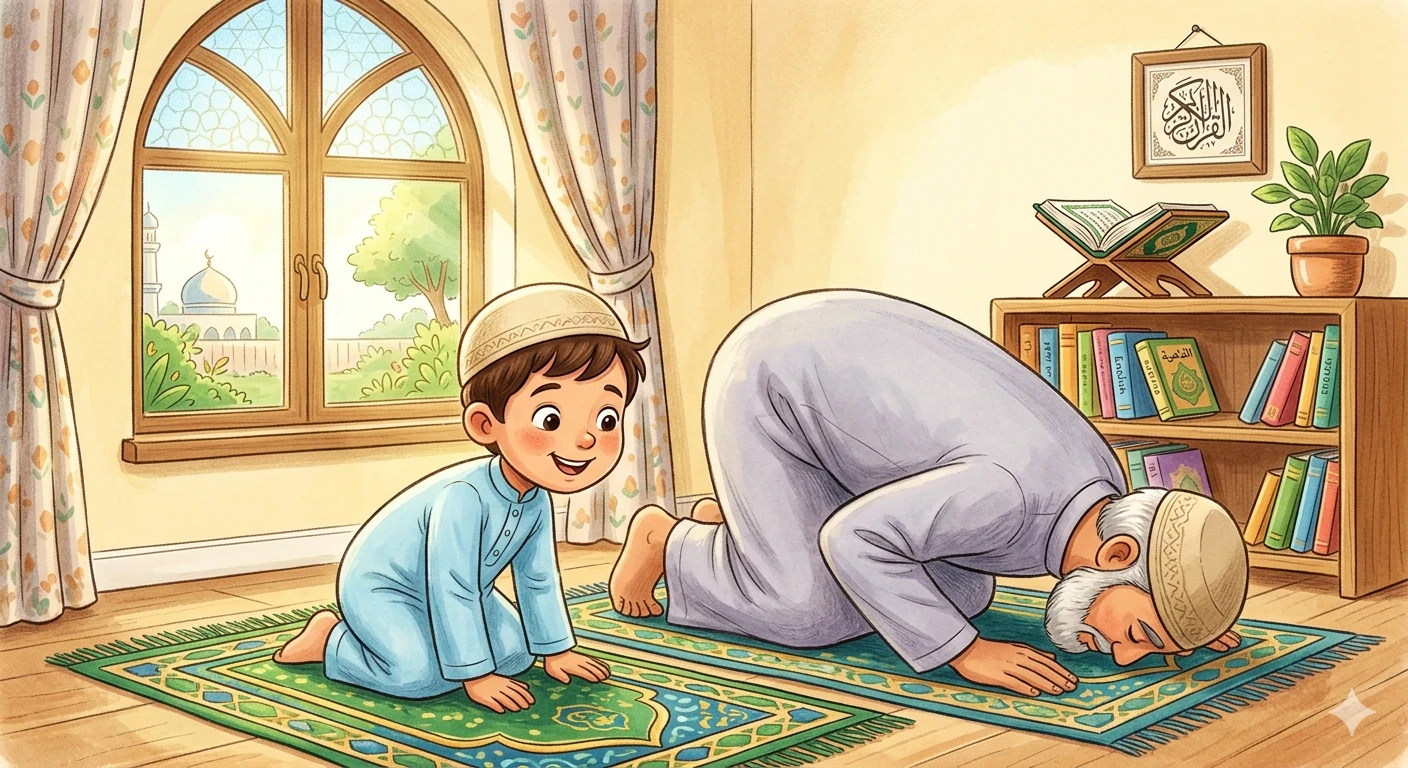 image about تعليم الصلاة للأطفال | دليل عملي لبناء عادة صالحة منذ الصغر