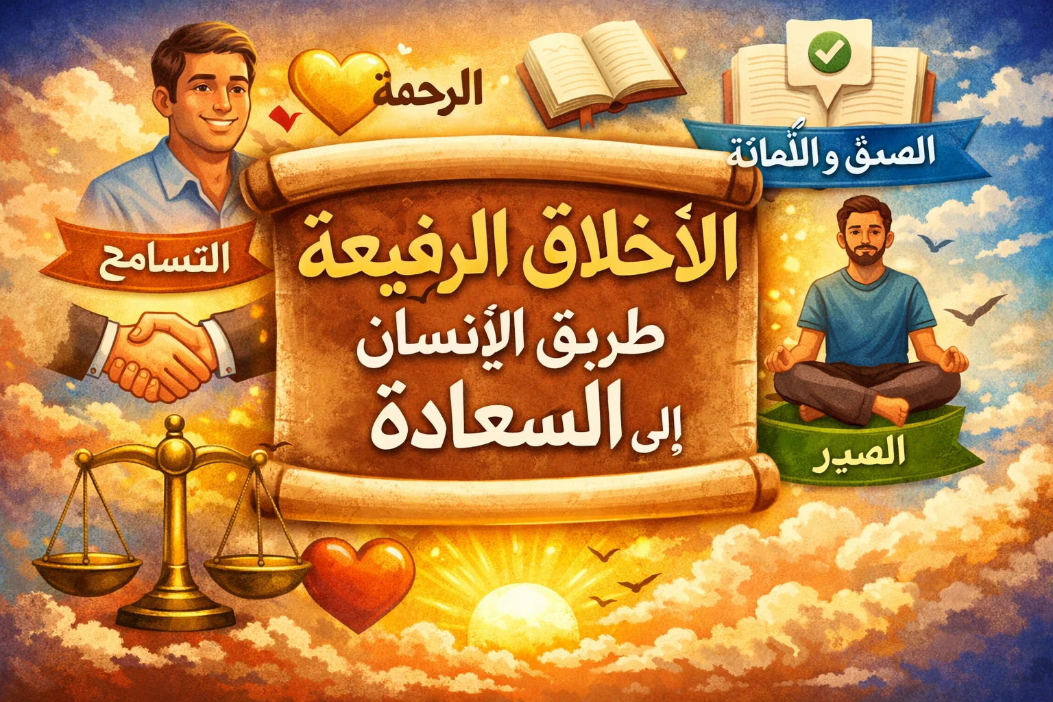 image about الأخلاق الرفيعة طريق الإنسان إلى السعادة