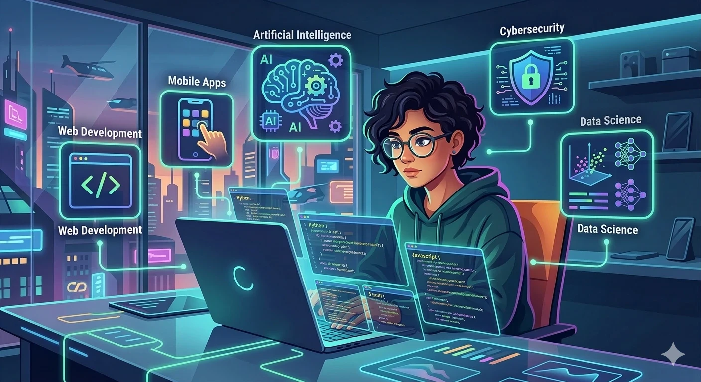 image about أفضل 5 مجالات في البرمجة مطلوبة في 2026