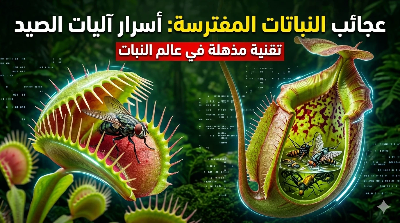 image about النباتات المفترسة: عبقرية الطبيعة في الصيد.. دليل شامل للأنواع، الموطن، والفوائد المذهلة