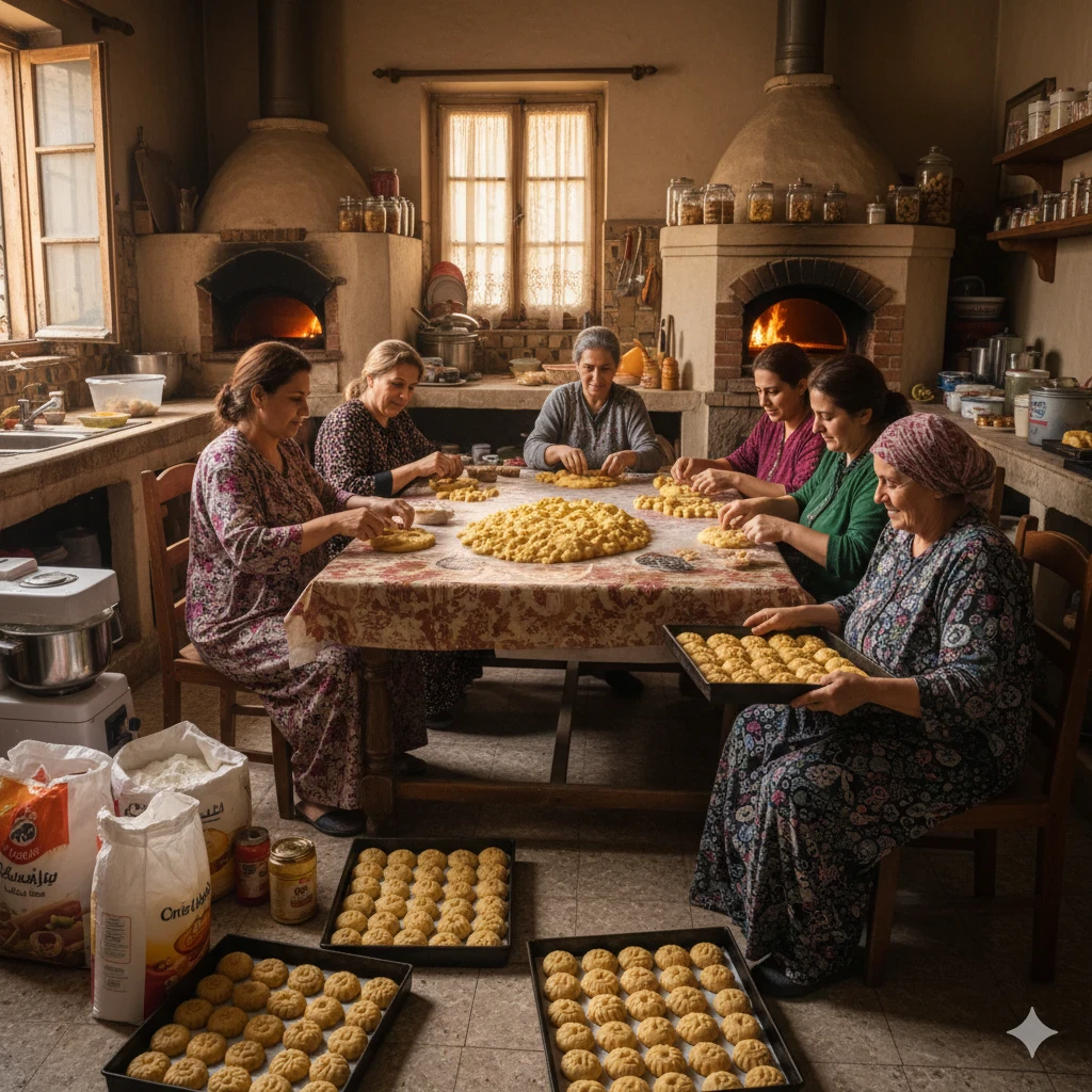 image about كحك العيد… طعم الفرح ولمّة العيلة 🕌🍪