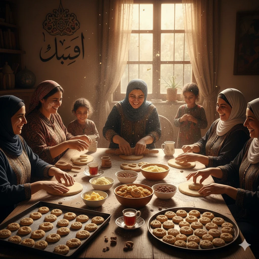 image about كحك العيد… طعم الفرح ولمّة العيلة 🕌🍪