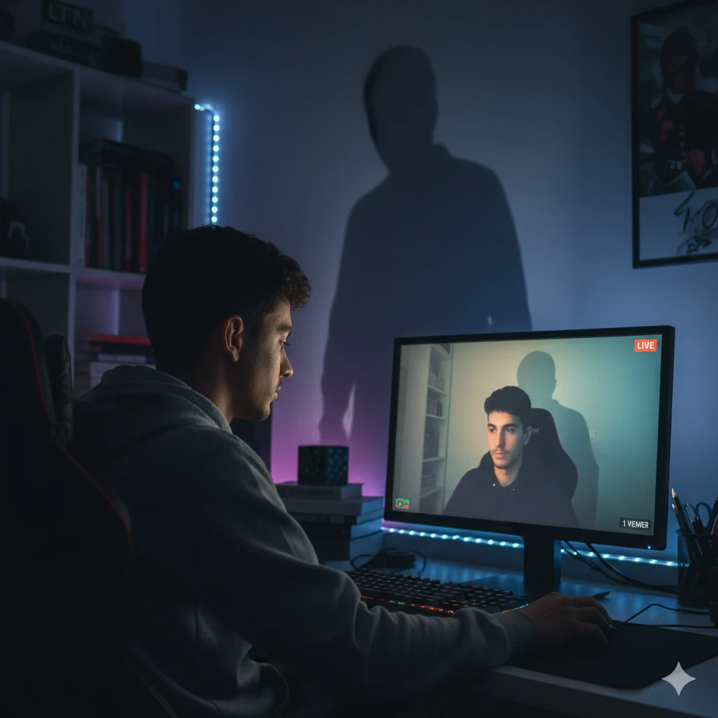 image about بث مباشر من الظلام 🖥️👁️