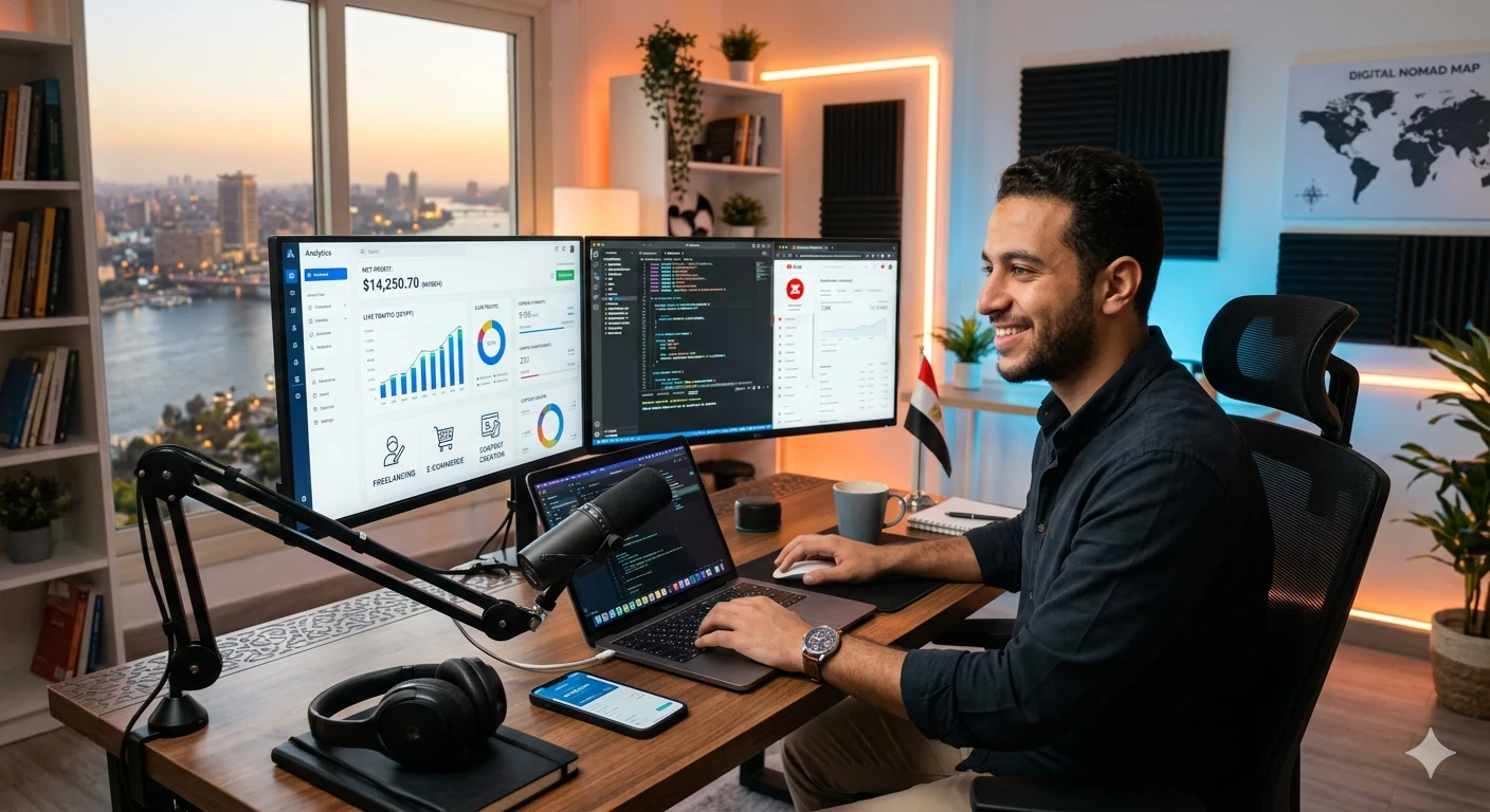 image about استراتيجيات الذهب الرقمي: دليل الشامل لاحتراف الربح من الإنترنت في 2026