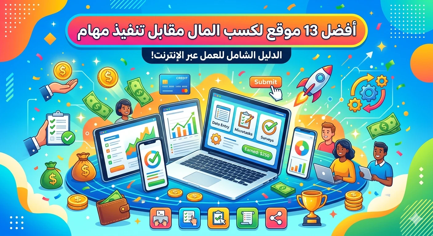 image about أفضل 13 موقع جديد لكسب المال مقابل تنفيذ مهام عبر الإنترنت (الجزء الثاني)
