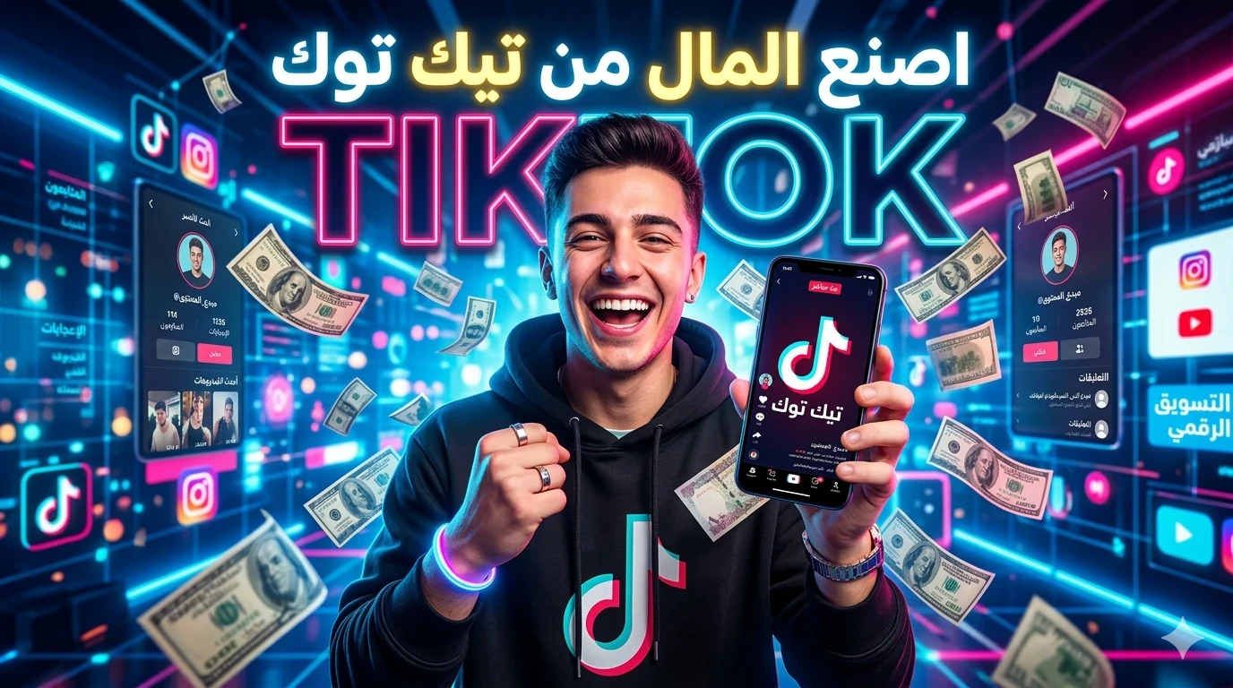 image about الربح من تيك توك: الدليل الشامل لتحقيق دخل حقيقي من المحتوى في 2026 💰📱