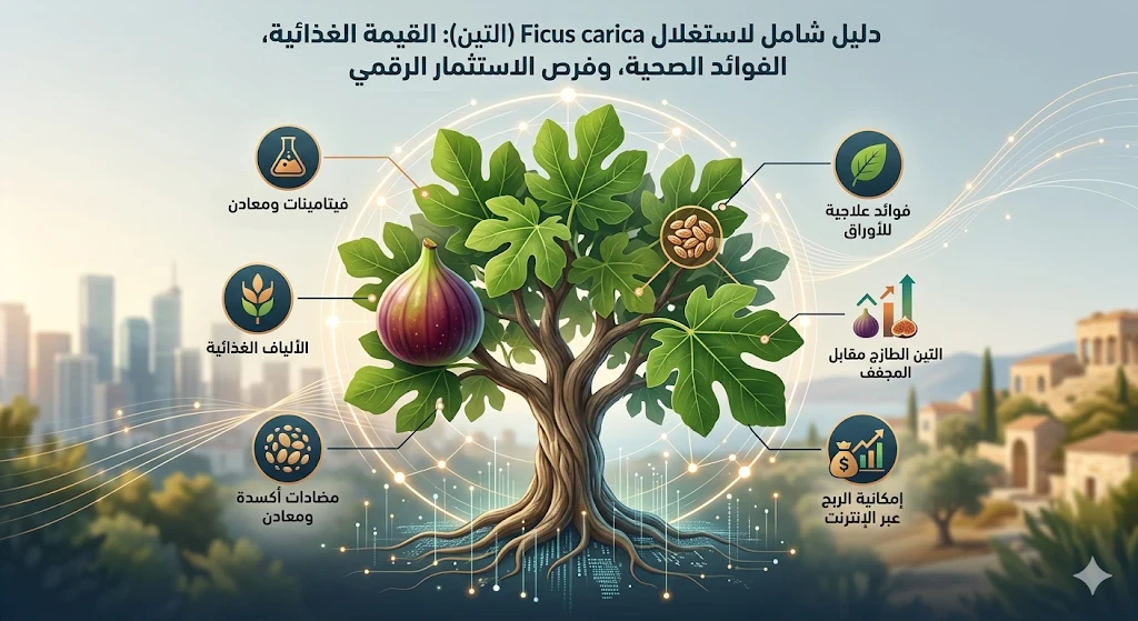 image about التين الشائع (Ficus carica): دراسة تحليلية في القيمة النباتية والجدوى الصحية والاقتصادية