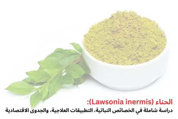 image about الحناء (Lawsonia inermis): دراسة شاملة في الخصائص النباتية، التطبيقات العلاجية، والجدوى الاقتصادية