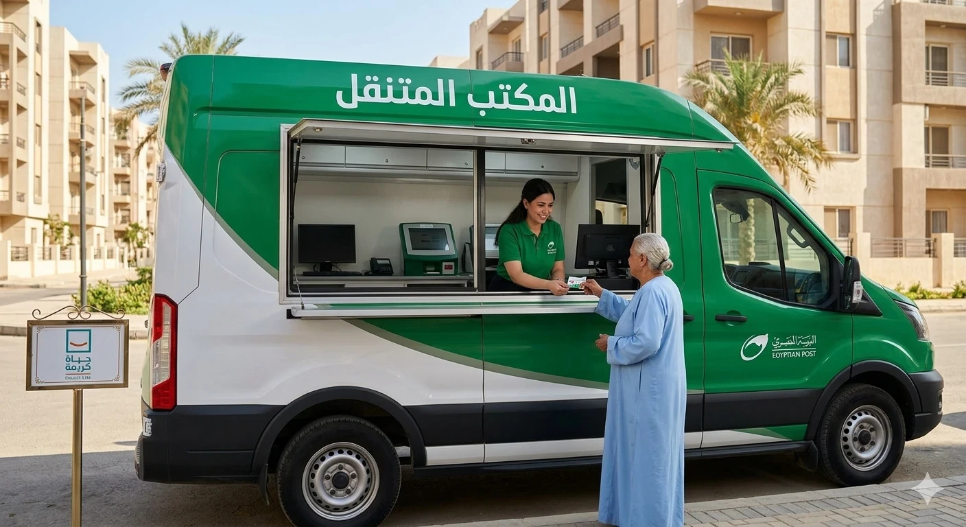 image about ممثل البريد المصري في خدمتكم