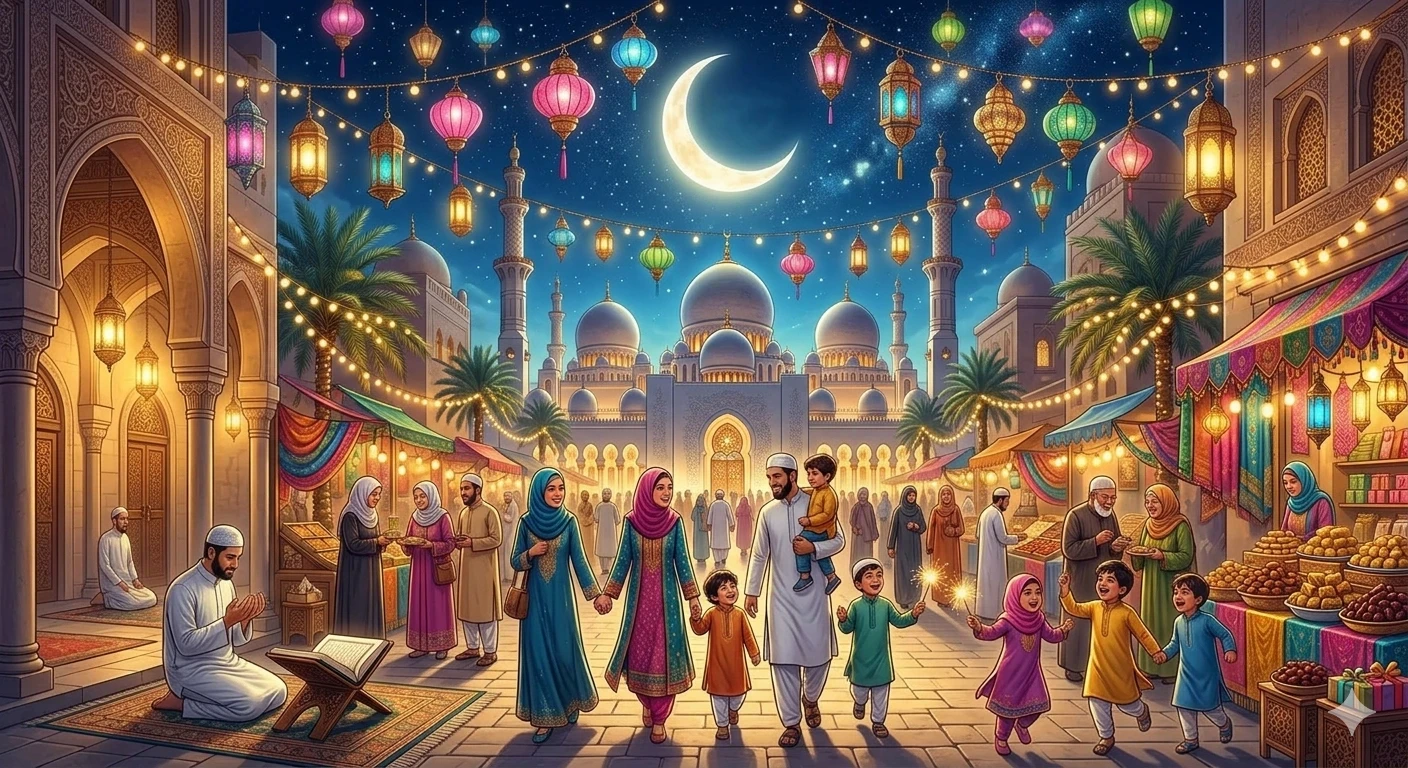 image about بهجة العيد في قلوب الأطفال | أجمل لحظات الفرح والاستعداد ليوم العيد