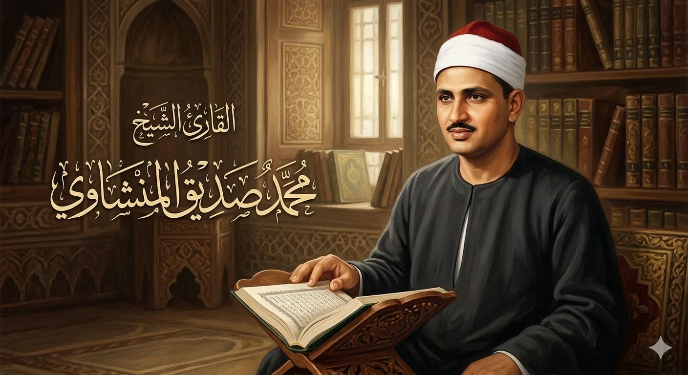 image about 🌙 الشيخ محمد صديق المنشاوي… صوتٌ خاشع هزَّ قلوب المسلمين