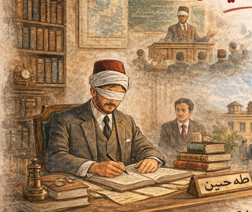 image about طه حسين.... قصة عميد الأدب العربي ورحلته الإبداعية.