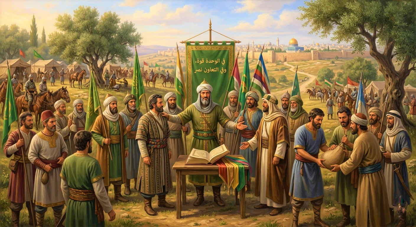 image about قصة صلاح الدين وتحرير القدس: درس في الشجاعة والصبر