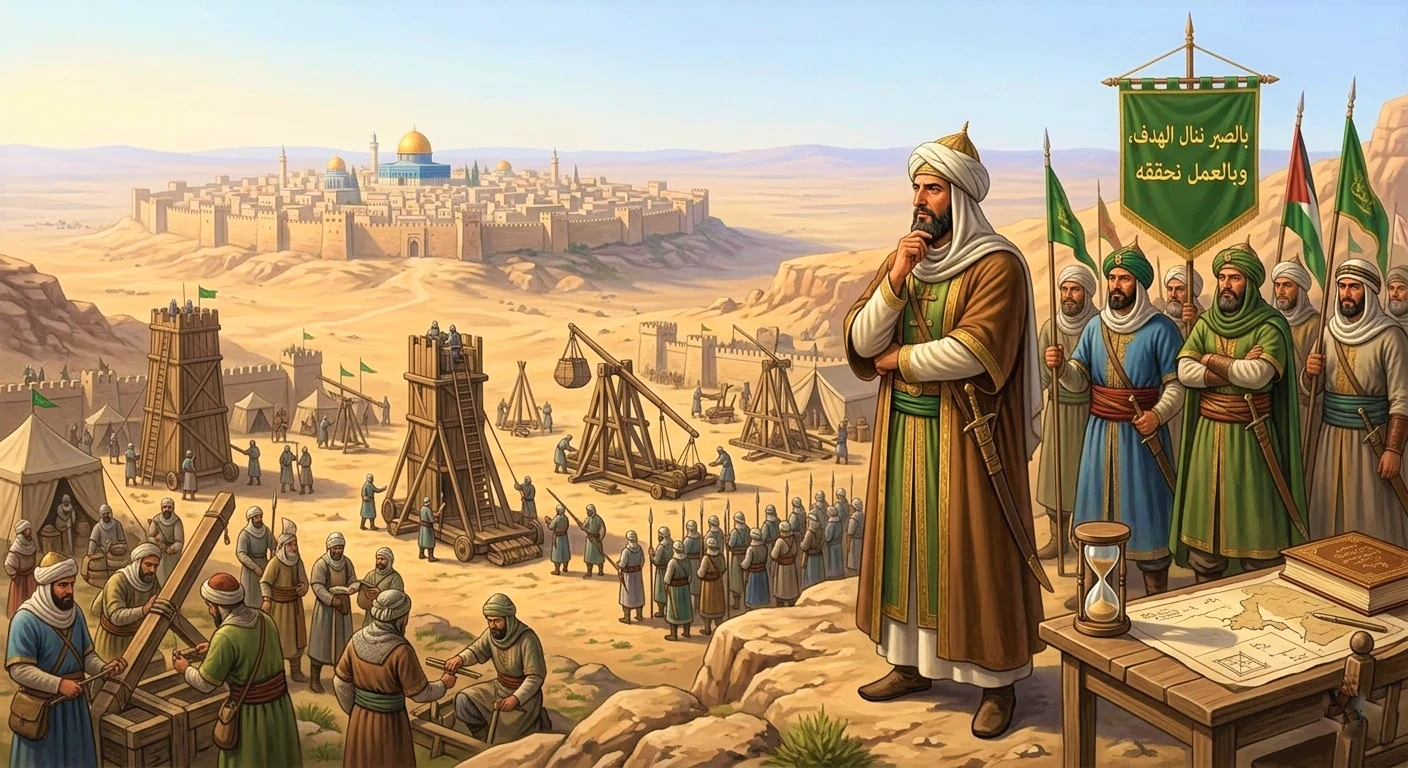 image about قصة صلاح الدين وتحرير القدس: درس في الشجاعة والصبر