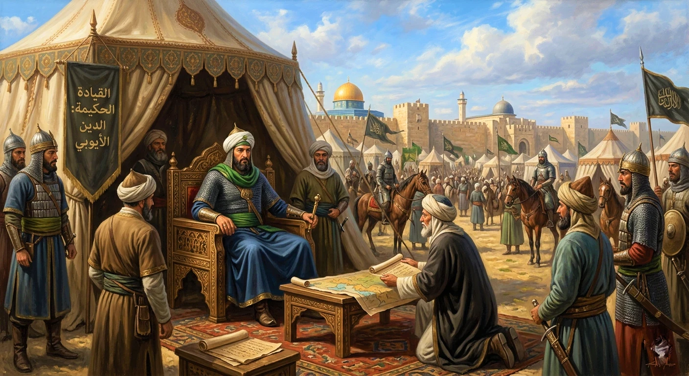 image about قصة صلاح الدين وتحرير القدس: درس في الشجاعة والصبر