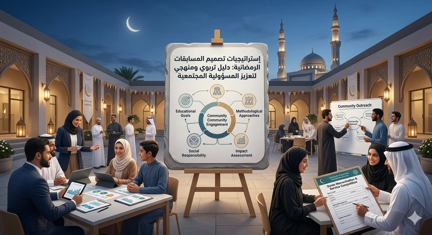 image about استراتيجيات تصميم المسابقات الرمضانية: دليل تربوي ومنهجي لتعزيز المسؤولية المجتمعية