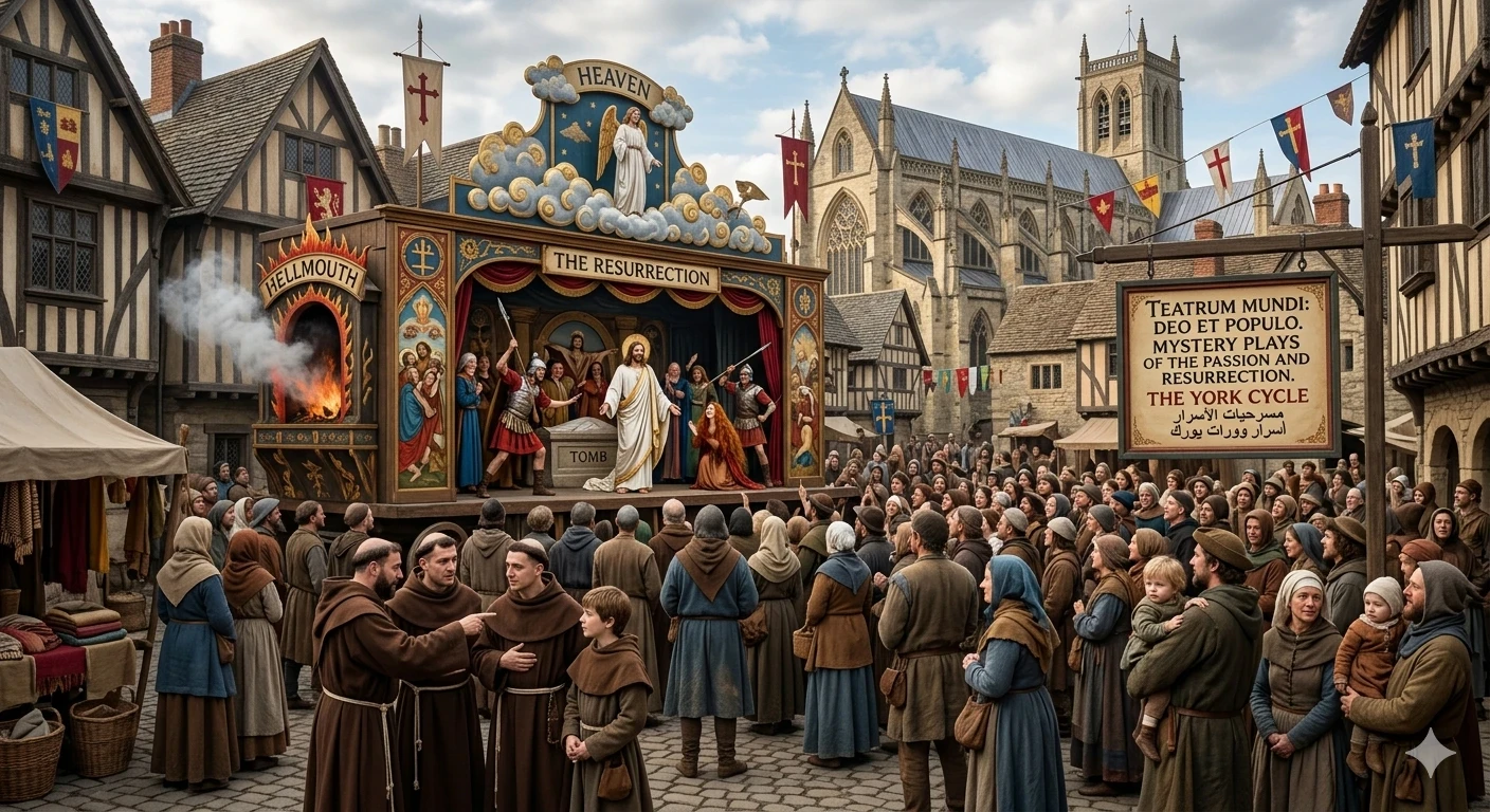 image about المسرح في العصور الوسطى: تجليات اللاهوت والثقافة الشعبية في الدراما الأوروبية